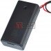 Корпус батареек x2 "АА" с крышкой и переключателем ON-OFF, 68x33х18мм, провод