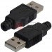 Штекер USB тип A TCOM, под шнур