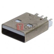 Штекер USB TCOM, тип A, монтажний