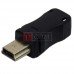 Штекер mini USB 5pin TCOM, под шнур, пластик