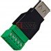 Гніздо USB тип A, c клемної колодкою (під гвинт)