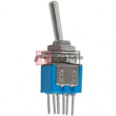 Тумблер SMTS-202-A2 (ON-ON) TCOM, 6pin, 1.5A, 250VAC