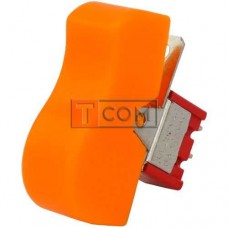 Тумблер с клавишей RLS-103-D1 (ON-OFF-ON) TCOM, 3pin, 3A, 250VAC, жёлтый
