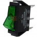Переключатель с подсветкой ASW-09D ON-OFF TCOM, 3pin, 12V, 20А, зелёный