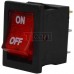Переключатель с подсветкой MIRS-101-2 ON-OFF TCOM, 3pin, 6A, 220V, красный