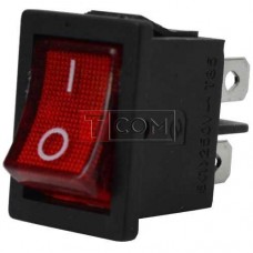 Переключатель MRS-201A ON-OFF TCOM, 4pin, 6A, 220V, красный