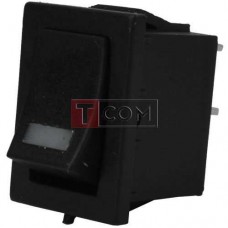 Переключатель с подсветкой MIRS-101-3+LED ON-OFF TCOM, 4pin, 3A, 220V, красный