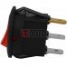 Переключатель круглый с подсветкой MIRS-101-8C ON-OFF TCOM, 3pin, 6.5A, 220V, красный