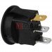 Переключатель круглый с подсветкой MIRS-101-8C ON-OFF TCOM, 3pin, 6.5A, 220V, красный