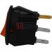 Перемикач круглий з підсвічуванням MIRS-101-8C ON-OFF TCOM, 3pin, 6.5A, 220V, жовтий