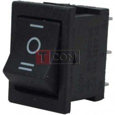 Переключатель MRS-203-3 ON-OFF-ON TCOM, 6pin, 3A, 220V, чёрный