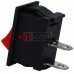 Переключатель KCD-1, ON-OFF, 2pin, 6A, 220V, красный