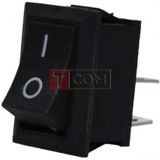 Перемикач KCD-1, ON-OFF, 2pin, 6A, 220V, чорний