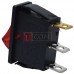 Переключатель узкий с подсветкой KCD-3, ON-OFF TCOM, 2pin, 15A, 220V, красный