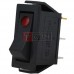 Перемикач вузький з підсвічуванням IRS-101E-1C ON-OFF TCOM, 3pin, 15A, 220V, червоний