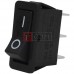 Перемикач вузький RS-102-16C ON-ON TCOM, 3pin, 15A, 220V, чорний