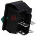 Переключатель широкий с подсветкой KCD-4, ON-OFF TCOM, 4pin, 15A, 220V, зелёный