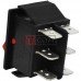 Перемикач широкий з підсвічуванням IRS-203-1C ON-OFF-ON TCOM, 6pin, 15A, 220V, червоний