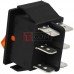 Переключатель широкий с подсветкой IRS-203-1C ON-OFF-ON TCOM, 6pin, 15A, 220V, жёлтый