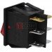 Переключатель двойной с подсветкой IRS-2101-1А ON-OFF TCOM, 6pin, 15A, 220V, красный