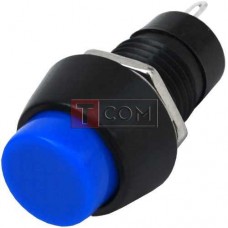 Кнопка PBS-20А с фиксацией ON-OFF TCOM, 2pin, 1А, 250V, синяя