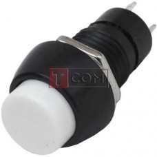 Кнопка PBS-20А с фиксацией ON-OFF TCOM, 2pin, 1А, 250V, белая