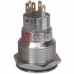Кнопка антивандальная 22мм TCOM, без фиксации, 5pin, 12V, с подсветкой