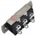 Переключатель движковый KBB70(Р)-2P2W ON-ON TCOM, 6pin, 3A, 250VAC