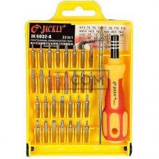 Набор отверток Jackly 6032A (32 в 1) с пинцетом