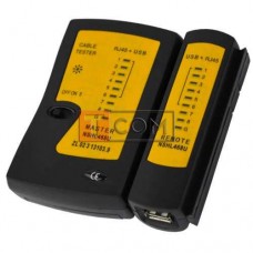 Кабельный тестер витой пары + USB TCOM