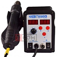 Паяльная станция 2в1 HandsKit 898D (паяльник+турбинный фен)