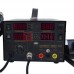Паяльна станція 4в1 HandsKit 909D+, паяльник + фен + тестер + USB, 4 дисплеї