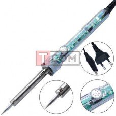 Паяльник HandsKit 905C, c регулятором температуры, 60W, 220V, 200- 450°C, нихромовый нагреватель