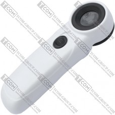 Лупа ручная MG6B-C с LED подсветкой, 45X, диаметр-21мм