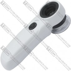 Лупа ручная MG6B-A с LED подсветкой, 45X, диаметр-21мм