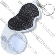 Лупа ювелирная No.6901A1 с LED подсв., 8Х диам-37мм + 20Х диам-12мм