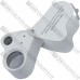Лупа ювелирная No.9889 с LED подсв. + UV, 30Х диам-22мм + 60Х диам-12мм