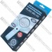 Лупа ручная NO.FS75RC+USB с LED подсв., 5Х диам 75мм+8Х диам 19мм (3AAA + USB)