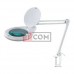 Лупа-лампа на струбцине Bourya 8062D3, LED подсветка (84SMD), 5Х, Ø180мм
