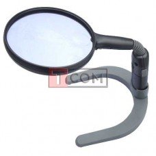 Лупа MG83021-L настольная Zhongdi складная, с LED подсветкой, 2.5Х, 4X, Ø107мм
