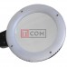 Держатель "Третья рука" Zhongdi ZD -10Y, 220V, с подсветкой, зажимами и подставкой под паяльник, 3Х Ø90мм