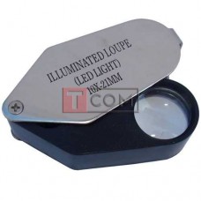 Лупа ювелирная Zhongdi MG21002 с Led подсветкой, 10Х, Ø21мм