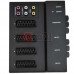 Перехідник TCOM, 4 гнізда Скарт (21pin) - 6 гнізд RCA + 6 перемикачів, корпус пластик