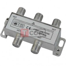 Сплітер (Splitter) ТБ TCOM, 4-way 5-1000MHZ, корпус металевий