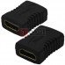 Переходник TCOM, гнездо HDMI - гнездо HDMI, gold, пластик
