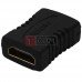 Переходник TCOM, гнездо HDMI - гнездо HDMI, gold, пластик
