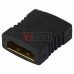 Переходник TCOM, гнездо HDMI - гнездо HDMI, gold, пластик
