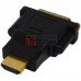 Переходник TCOM, гнездо DVI - штекер HDMI, gold, пластик Переходник TCOM, гнездо DVI - штекер HDMI, gold, пластик