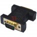 Переходник TCOM, гнездо DVI(24+5) - штекер VGA, gold, пластик