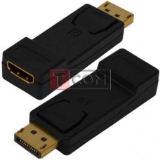 Переходник TCOM, штекер Display Port - гнездо HDMI, корпус пластик